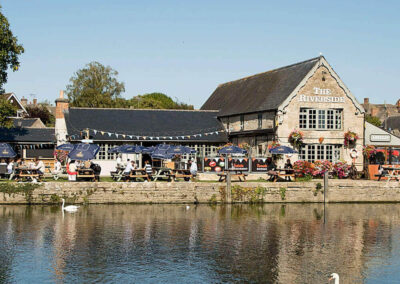 The Riverside pub in Lechlade.