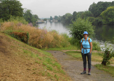 A still day for a country walk along the Thames.